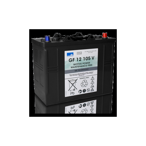 GF12105V Sonnenschein Gel Traction Battery GF-V, 12V 120Ah, 1 Year Warranty